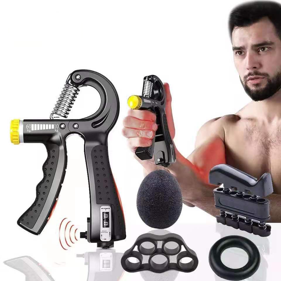 Hand Grippers Grip Strengthener Finger Exerciser Kit 5 Pack - PUPU