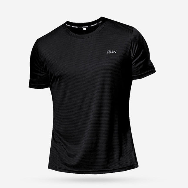 Men Running T Shirt Quick Dry Fitness Shirt Training Clothes PUPU
