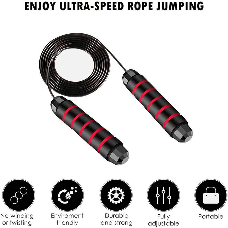 Skipping Rope Speed Weighted Jump Rope Workout Training Gear - PUPU