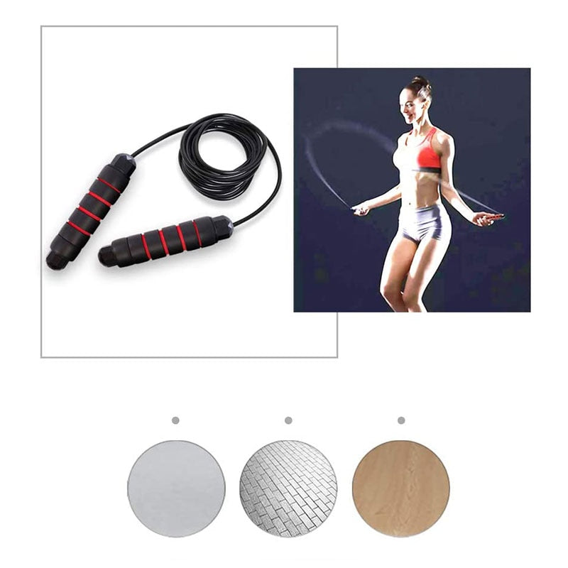 Skipping Rope Speed Weighted Jump Rope Workout Training Gear - PUPU