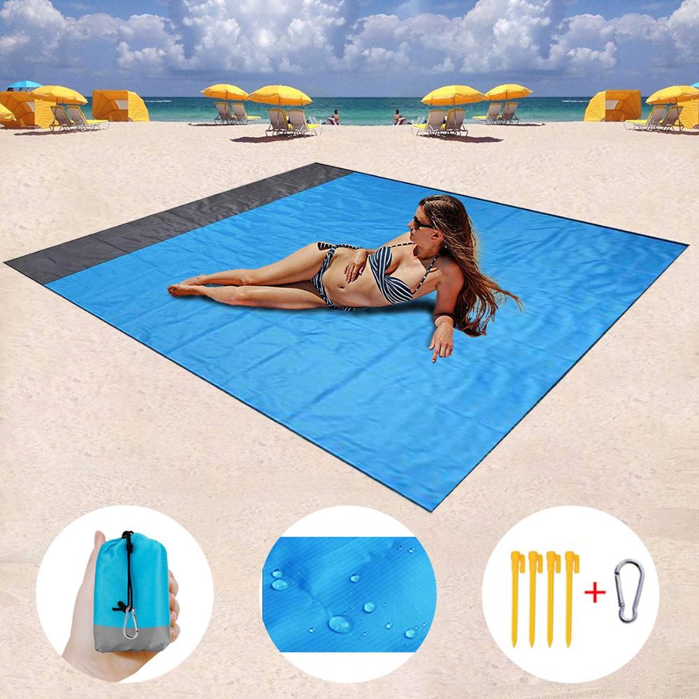 Waterproof Beach Blanket Outdoor Portable Picnic Camping Ground Mat - PUPU