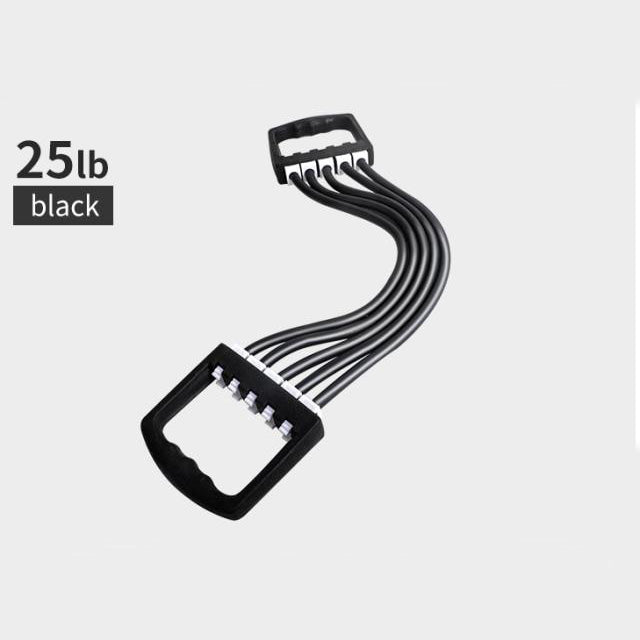 Rope Tube Muscle Chest Expander Exercise Resistance Bands Training - PUPU