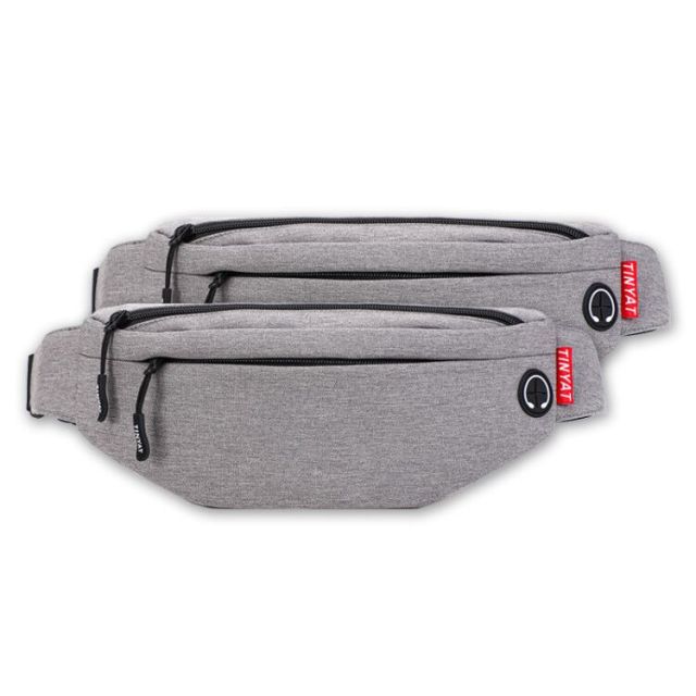 Waist Bag Running Cycling Pack Casual Purse Large Phone Belt Bag - PUPU