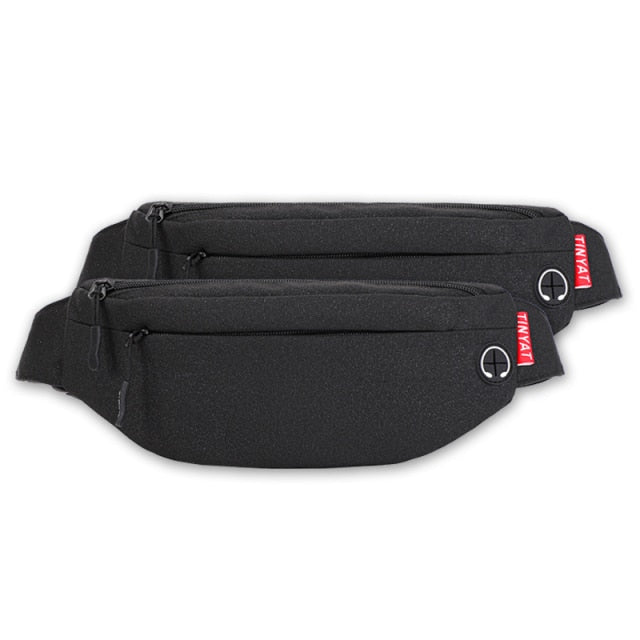 Waist Bag Running Cycling Pack Casual Purse Large Phone Belt Bag - PUPU