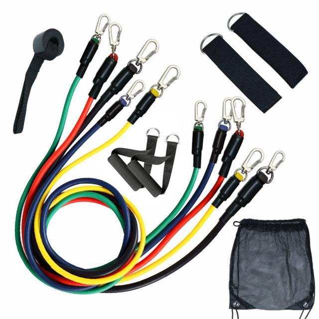 Latex Tube Resistance Bands Exercises Yoga Fitness Training Gear - PUPU