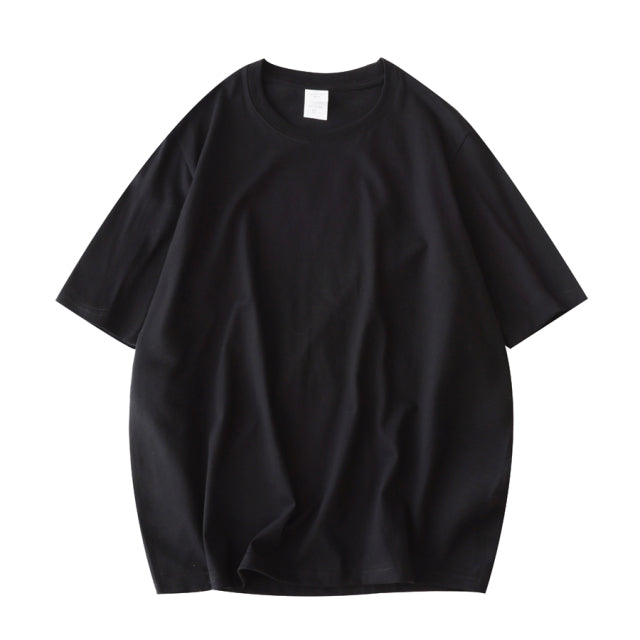 Women Solid T-shirts 100% Cotton Short Sleeve T-shirt - PUPU