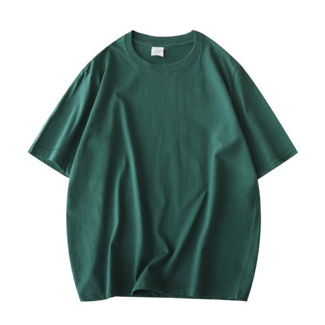 Women Solid T-shirts 100% Cotton Short Sleeve T-shirt - PUPU