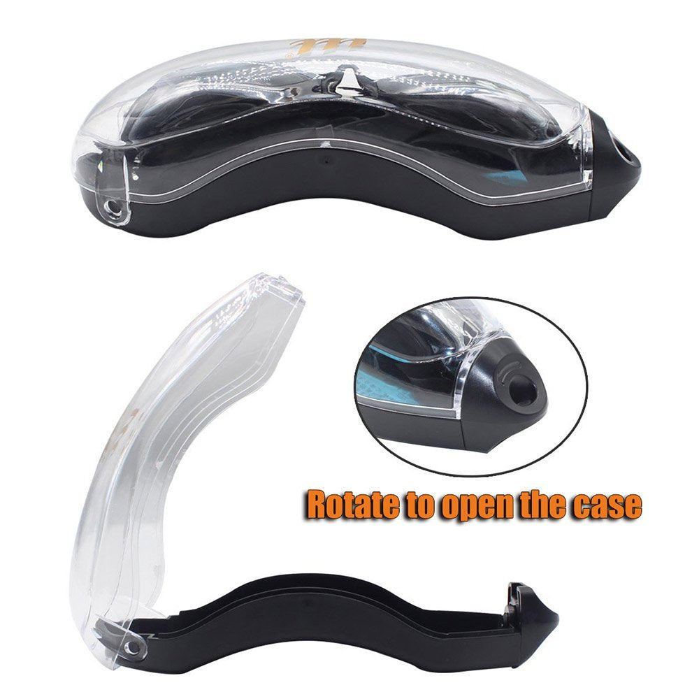 Swimming Goggles Anti-Fog with Nose Clip, Earplugs and Swimming Cap - PUPU