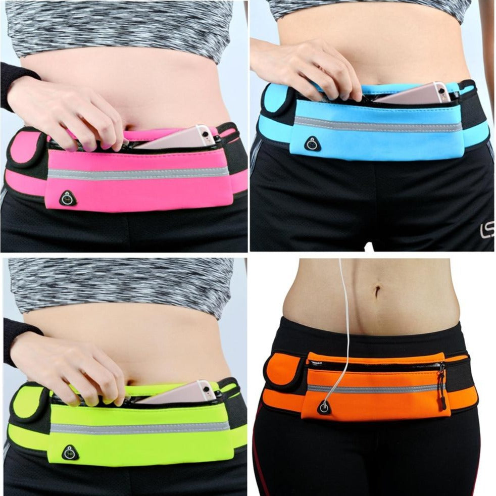 Waterproof Running Waist Bag Phone Holder Belt Bag - PUPU
