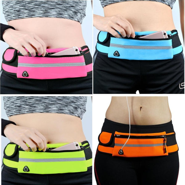 Waterproof Running Waist Bag Phone Holder Belt Bag - PUPU