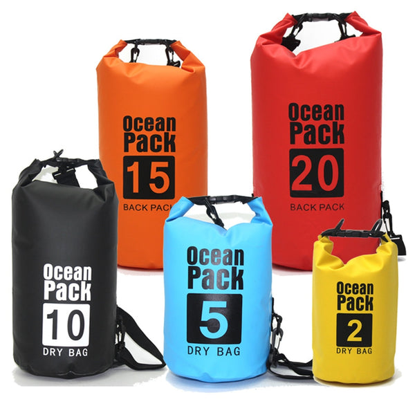 Waterproof Dry Bag Sack Storage Pack for Rafting Kayaking Canoeing Boating - PUPU