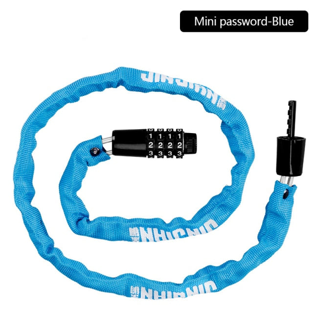Portable Bicycle Lock Anti-theft Password Key Chain Lock - PUPU