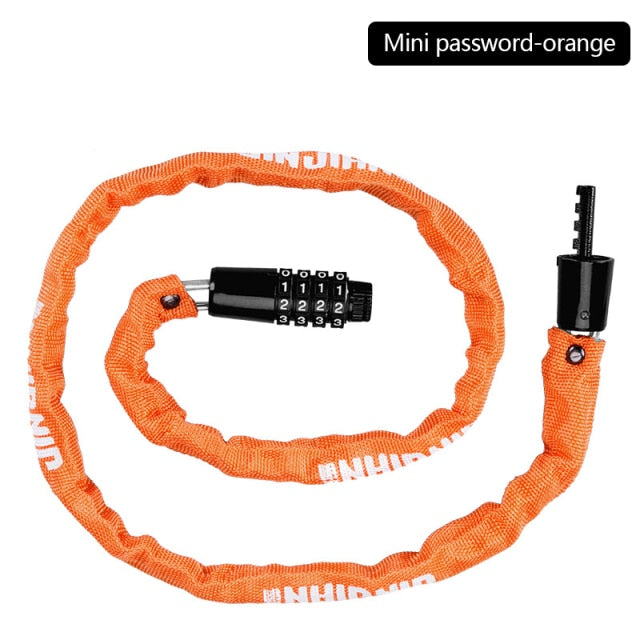 Portable Bicycle Lock Anti-theft Password Key Chain Lock - PUPU