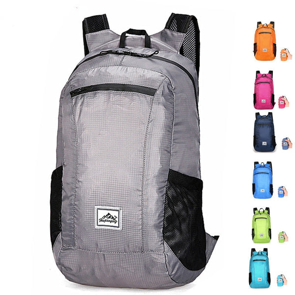 Ultralight Foldable Backpack Waterproof Portable Outdoor Pack 20L - PUPU