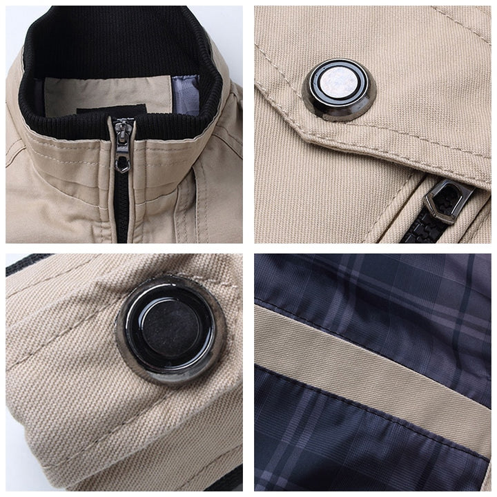 Bomber Jacket Men Fashion Casual Windbreaker Jacket Coat - PUPU