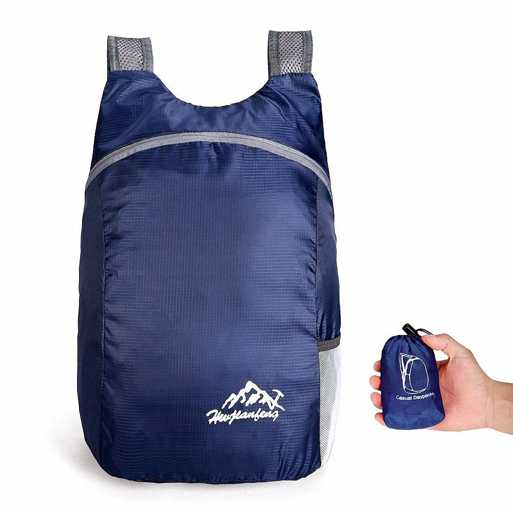 Foldable Waterproof Backpack Portable Daypack Leisure Sport Bags 20L - PUPU