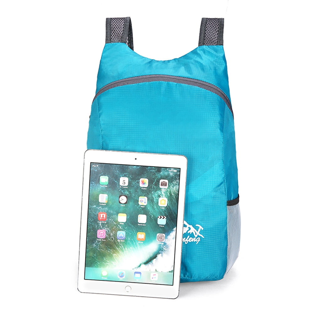 Foldable Waterproof Backpack Portable Daypack Leisure Sport Bags 20L - PUPU