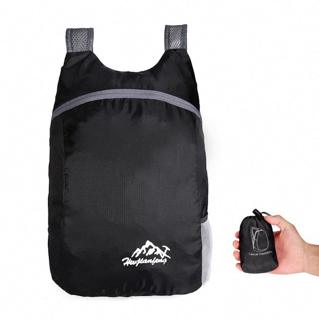 Foldable Waterproof Backpack Portable Daypack Leisure Sport Bags 20L - PUPU
