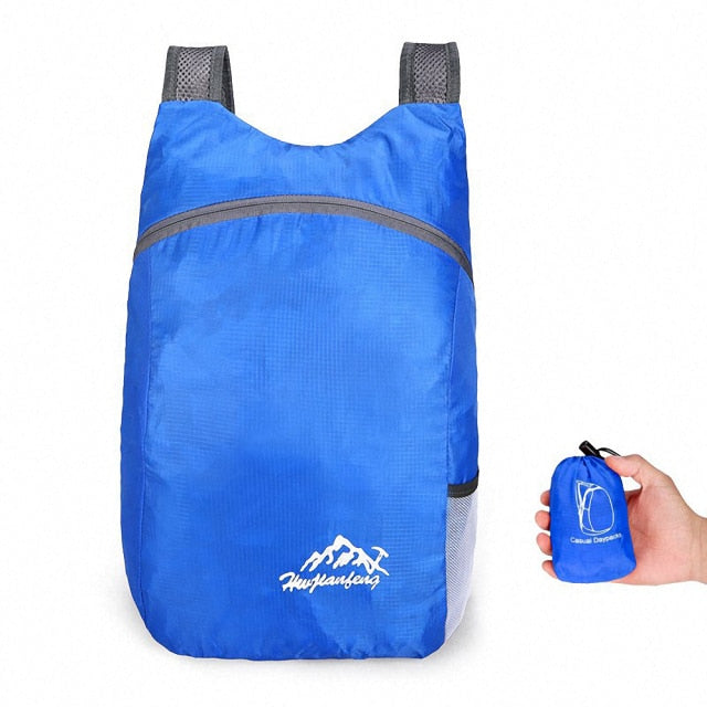 Foldable Waterproof Backpack Portable Daypack Leisure Sport Bags 20L - PUPU