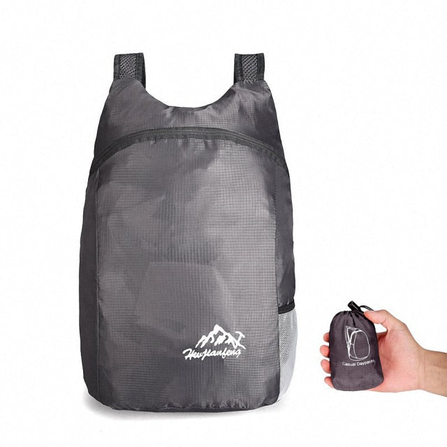 Foldable Waterproof Backpack Portable Daypack Leisure Sport Bags 20L - PUPU