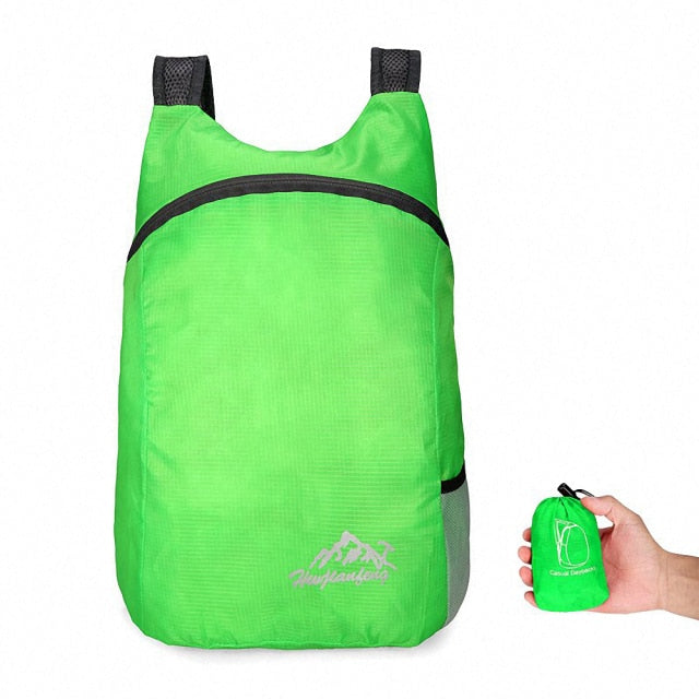 Foldable Waterproof Backpack Portable Daypack Leisure Sport Bags 20L - PUPU