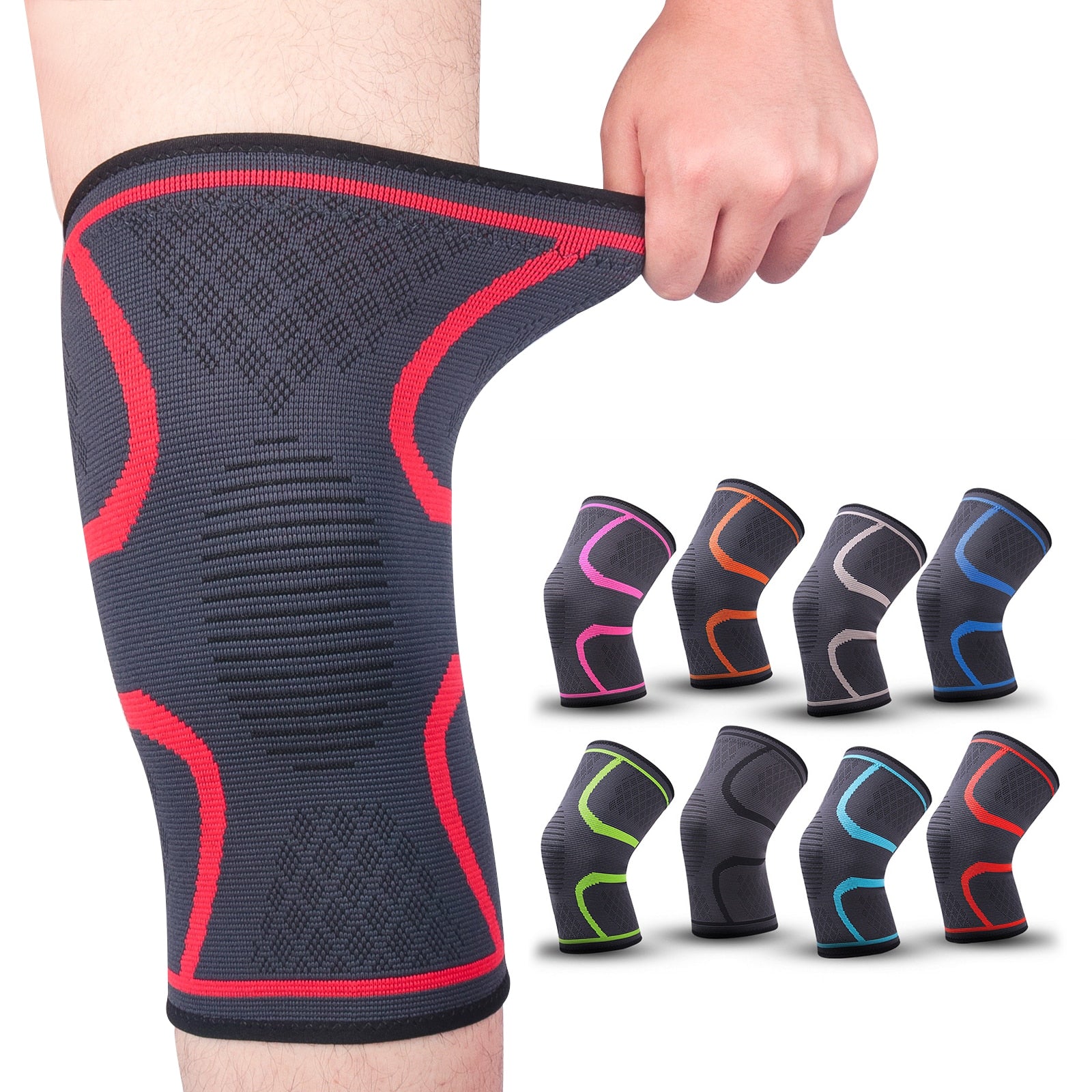 Gym Knee Pads Sports Elastic Knee Brace Fitness Kneepad 1Pc - PUPU