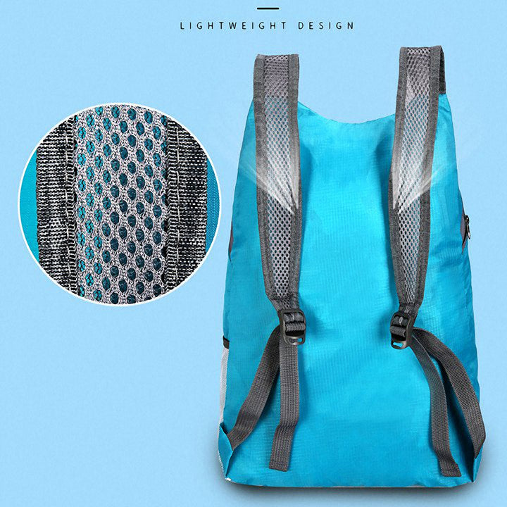 Foldable Waterproof Backpack Portable Daypack Leisure Sport Bags 20L - PUPU