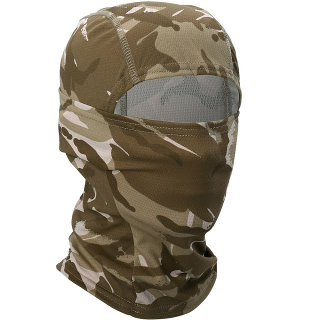 Camouflage Balaclava Full Face Scarf Mask Hiking Cycling Head Cover - PUPU