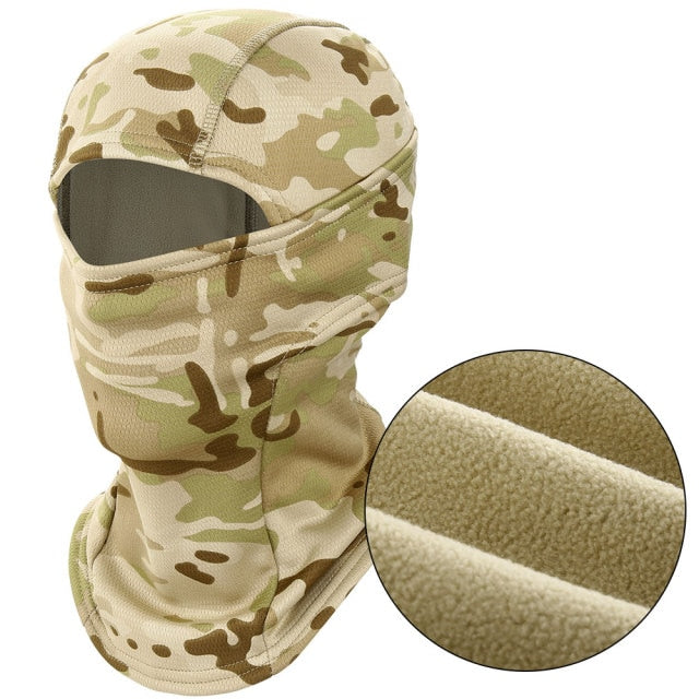 Camouflage Balaclava Full Face Scarf Mask Hiking Cycling Head Cover - PUPU