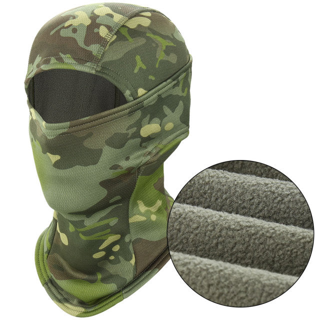 Camouflage Balaclava Full Face Scarf Mask Hiking Cycling Head Cover - PUPU
