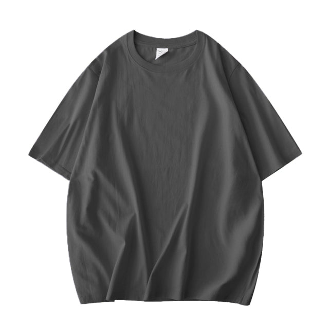 Women Solid T-shirts 100% Cotton Short Sleeve T-shirt - PUPU