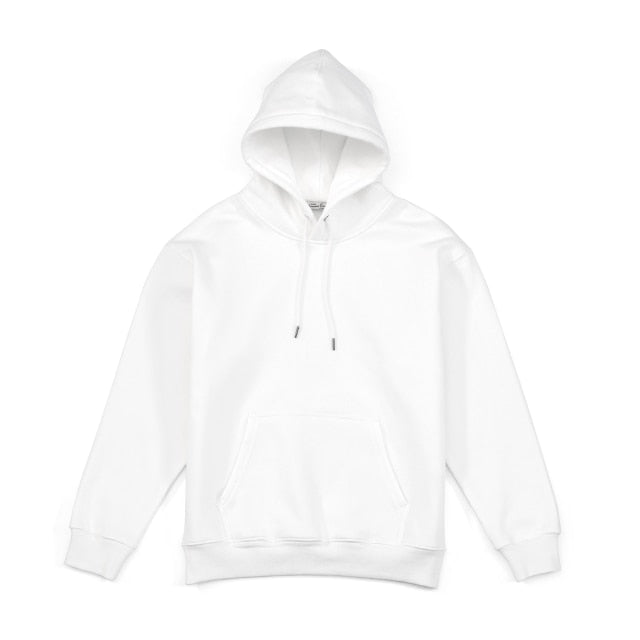 Men Quality Jogger Hoodies Thick Solid Basic Sweatshirts - PUPU