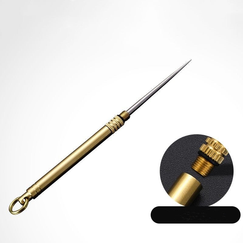 Titanium Multi-Purpose Toothpick Portable Toothpick Tube - PUPU