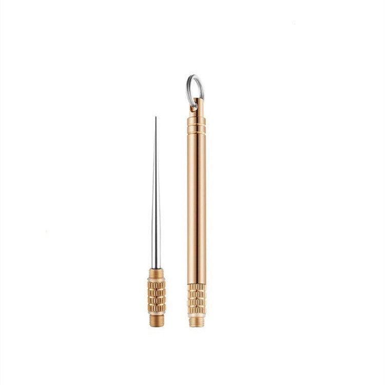 Titanium Multi-Purpose Toothpick Portable Toothpick Tube - PUPU