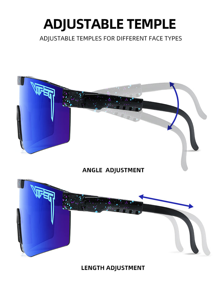Sports Polarized Sunglasses UV400 Fashion Cycling Glasses - PUPU